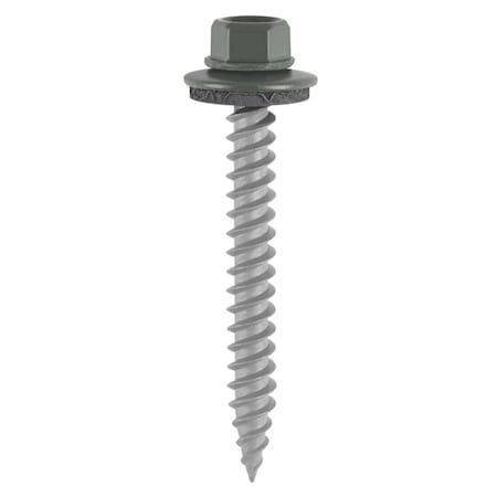 No. 9 X 1-1/2 in. L Hex Drive Hex Washer Head Self Tapping Roofing Screws